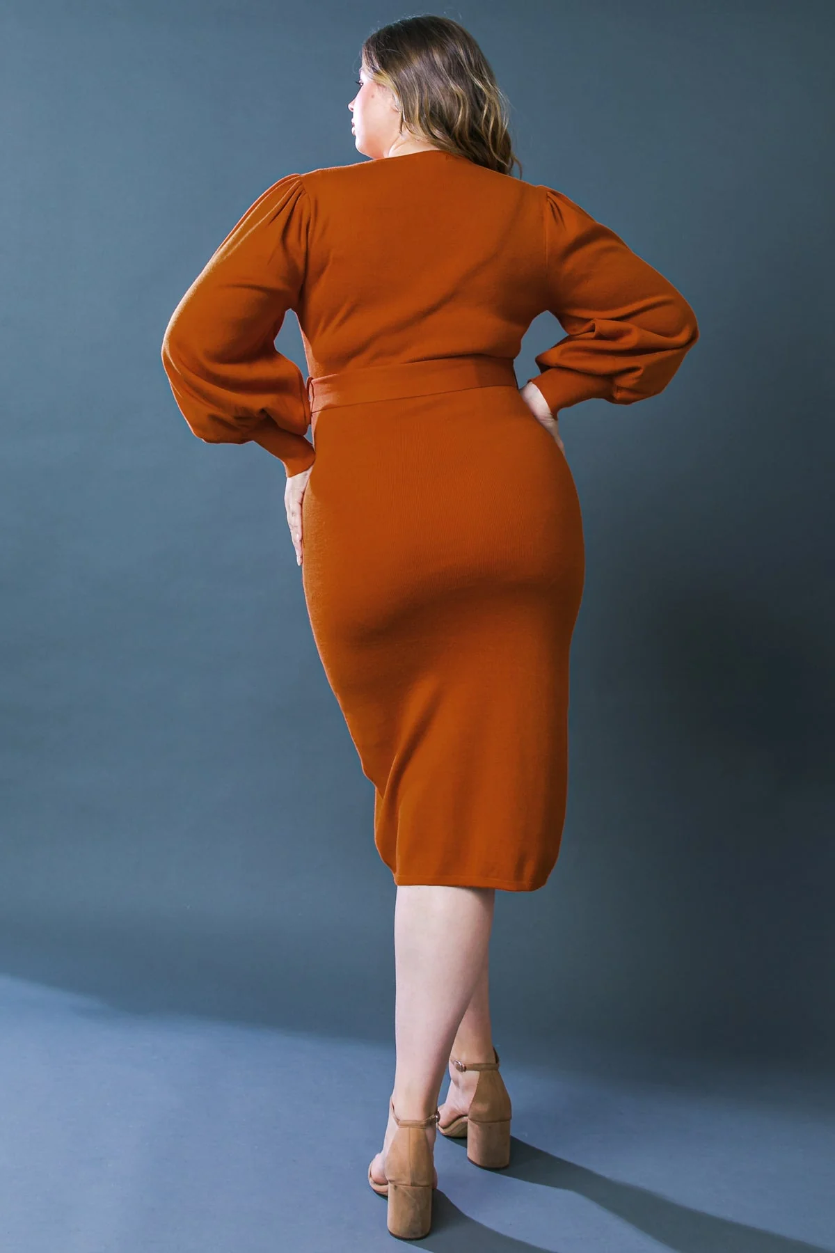 MATILDA MIDI LONG SLEEVE SWEATER DRESS - Image 14